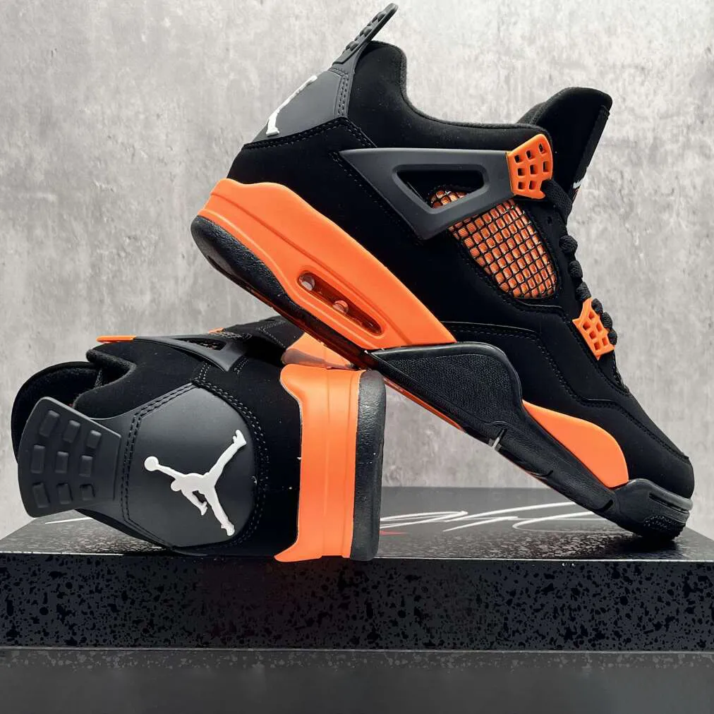 AJ 4 Orange Thunder Shoes Sneakers - nk0004803 - Image 7
