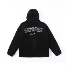 Alternative view of NK x SUP Arc Corduroy Hooded Jacket  - NK0010