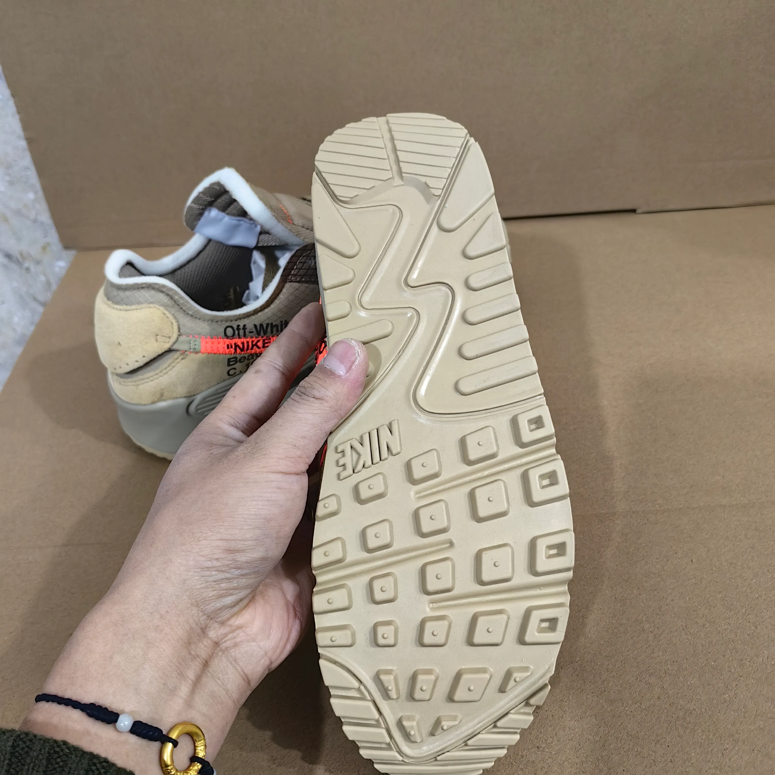 OW x AM 90 'Desert Ore' Shoes Sneakers – nk0004822 - Image 17