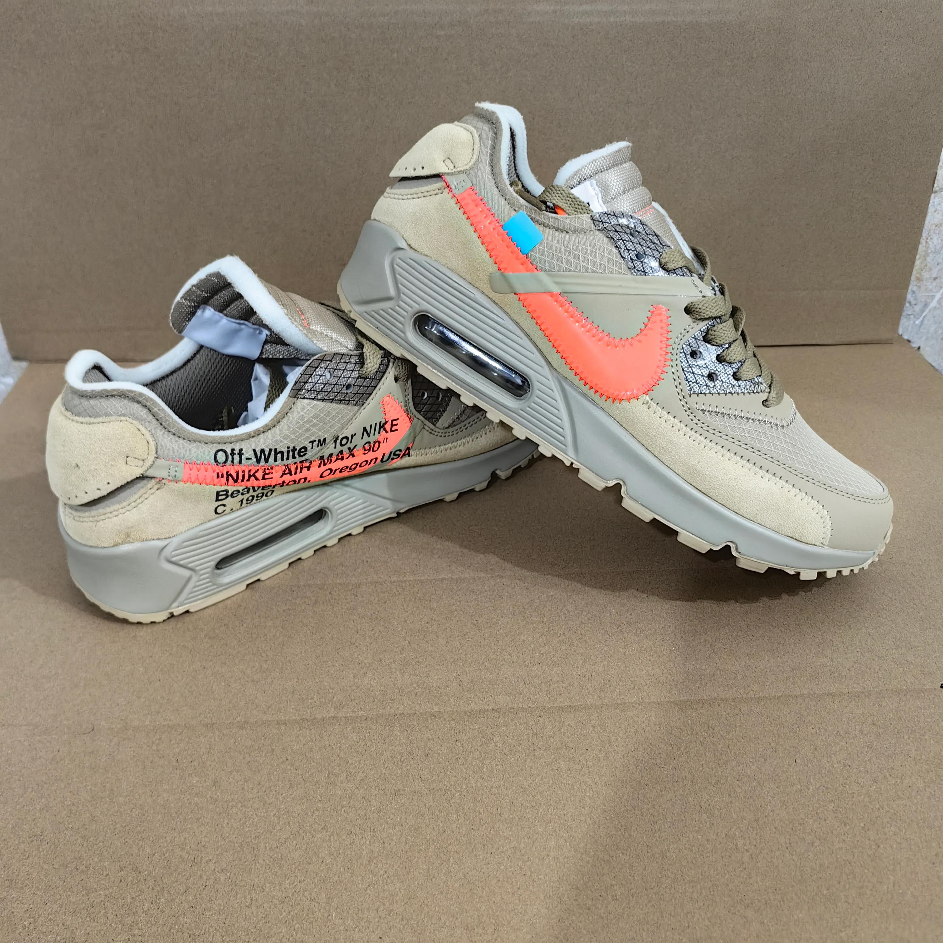 OW x AM 90 'Desert Ore' Shoes Sneakers – nk0004822 - Image 19