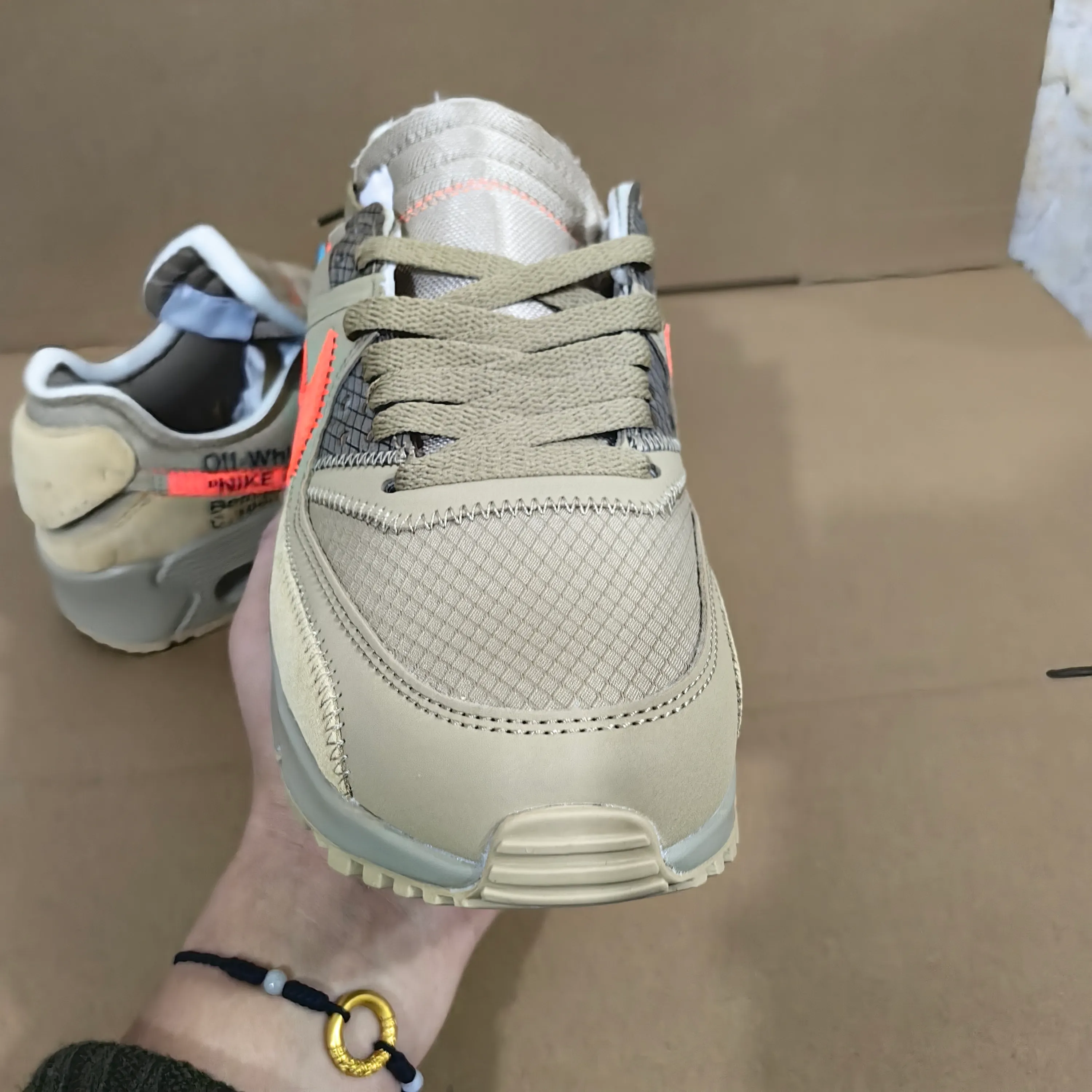 OW x AM 90 'Desert Ore' Shoes Sneakers – nk0004822 - Image 10