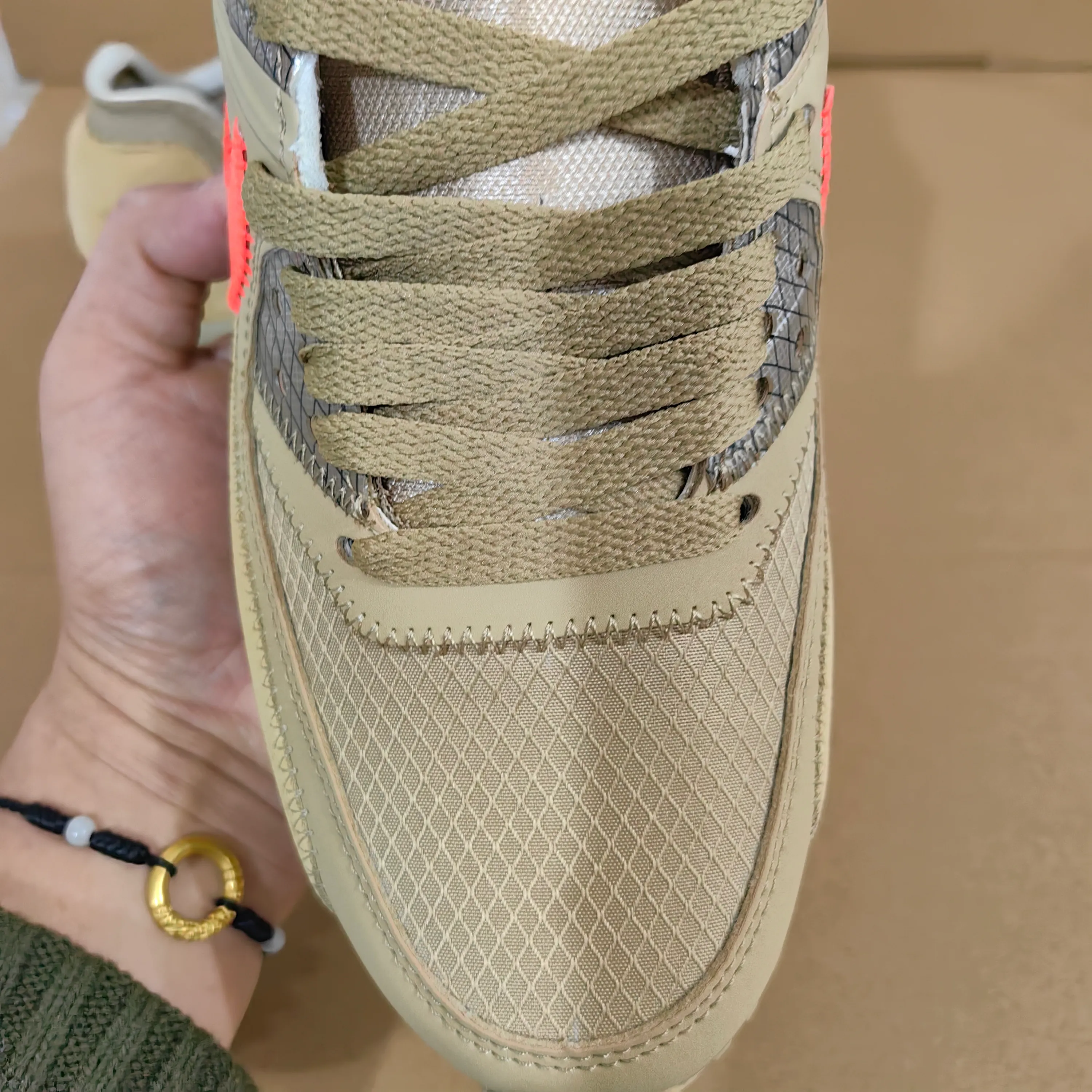 OW x AM 90 'Desert Ore' Shoes Sneakers – nk0004822 - Image 14