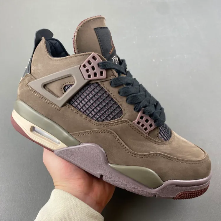 A Ma Maniére x AJ 4 Retro 'Dark Mocha' Shoes Sneakers - nk0004826 - Image 17