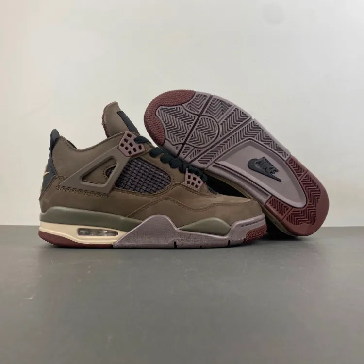 A Ma Maniére x AJ 4 Retro 'Dark Mocha' Shoes Sneakers - nk0004826 - Image 18