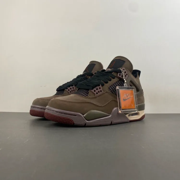 A Ma Maniére x AJ 4 Retro 'Dark Mocha' Shoes Sneakers - nk0004826 - Image 19
