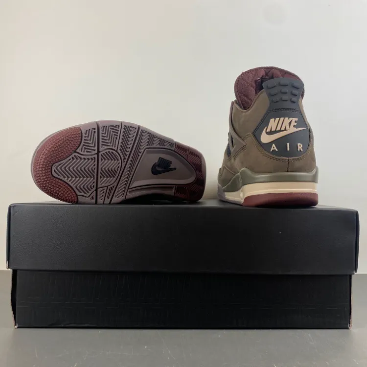 A Ma Maniére x AJ 4 Retro 'Dark Mocha' Shoes Sneakers - nk0004826 - Image 7