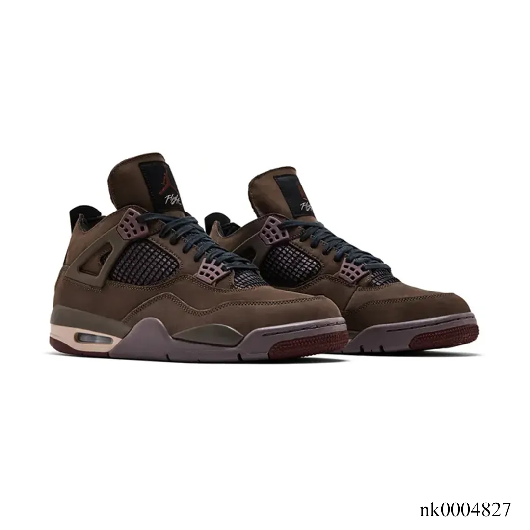 A Ma Maniére x AJ 4 Retro 'Dark Mocha' Shoes Sneakers - nk0004826 - Image 3