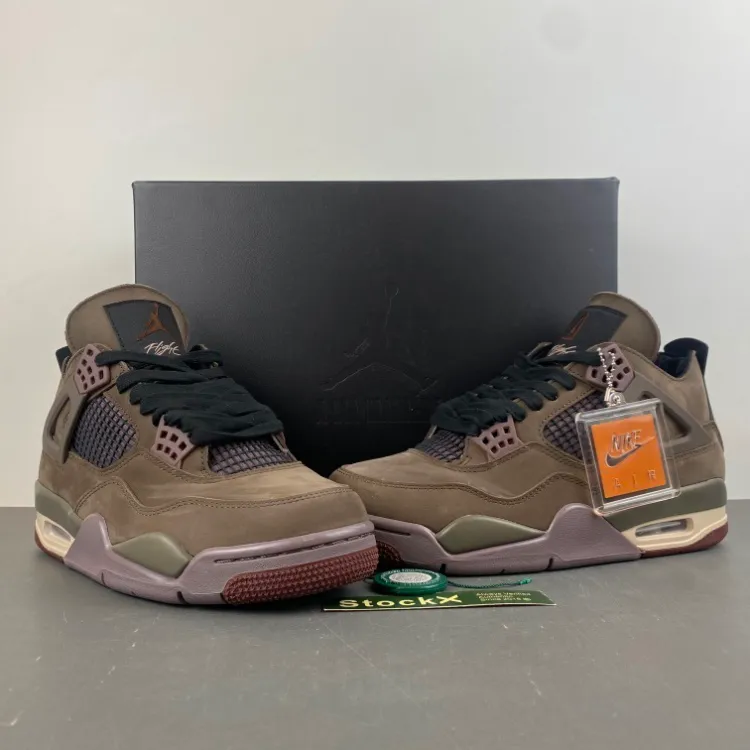 A Ma Maniére x AJ 4 Retro 'Dark Mocha' Shoes Sneakers - nk0004826 - Image 9