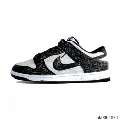 Alternative view of Dunk Low Black White Crystal Shoes Sneakers – nk0004834