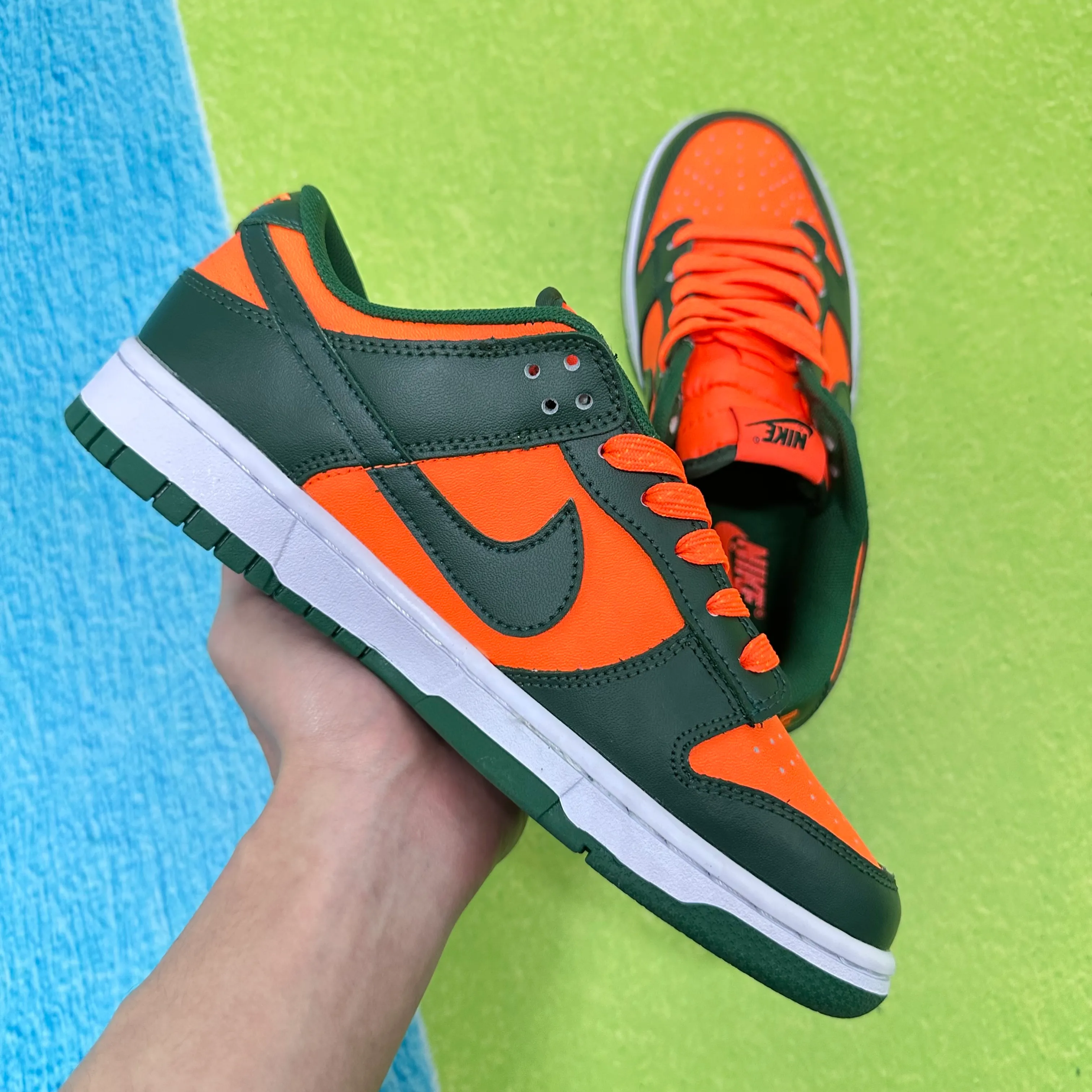 Dunk Low Retro ‘Miami Hurricanes’ Shoes Sneakers - nk0004867 - Image 7