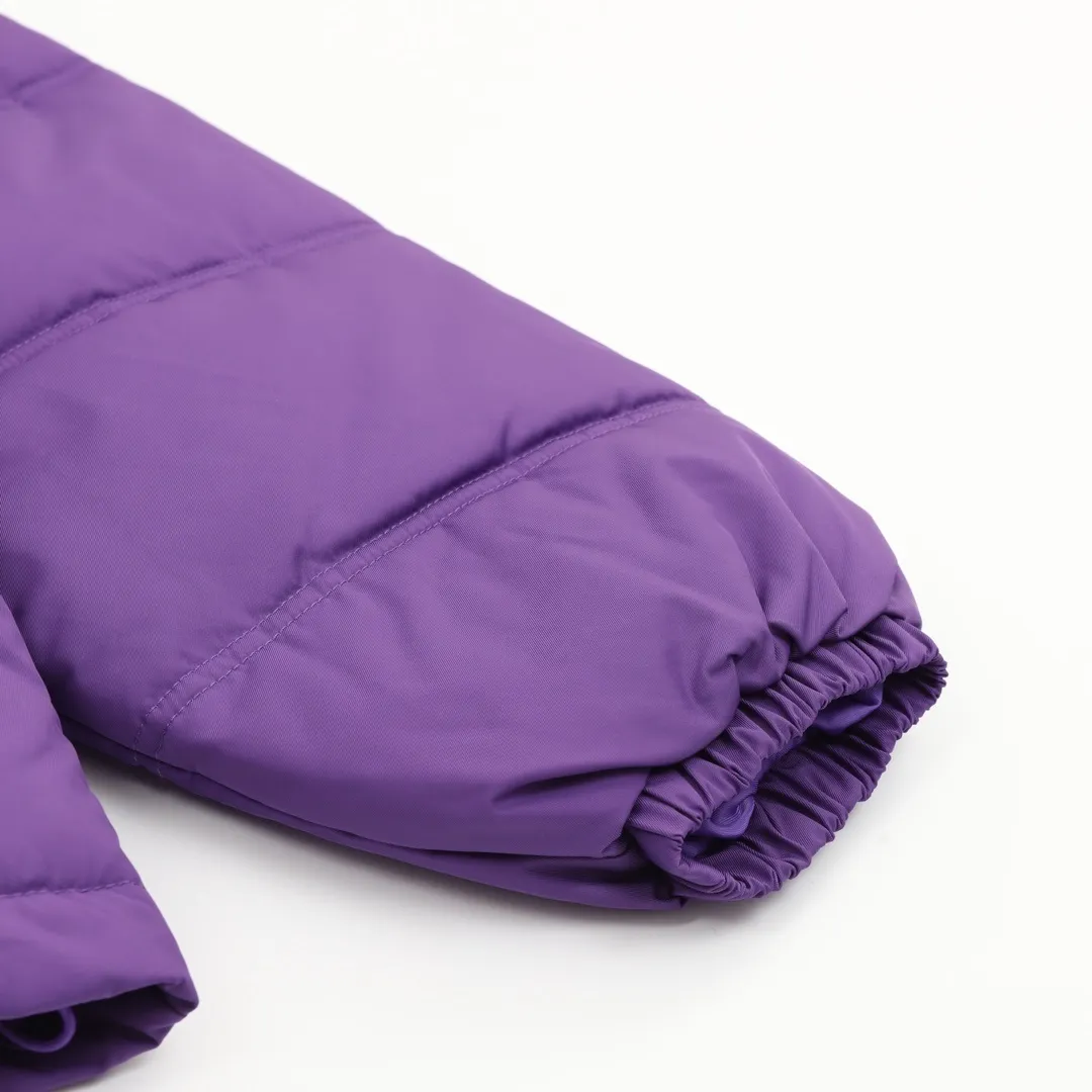 SUP Leather Yoke Puffer Jacket - SUP0116 - Image 7