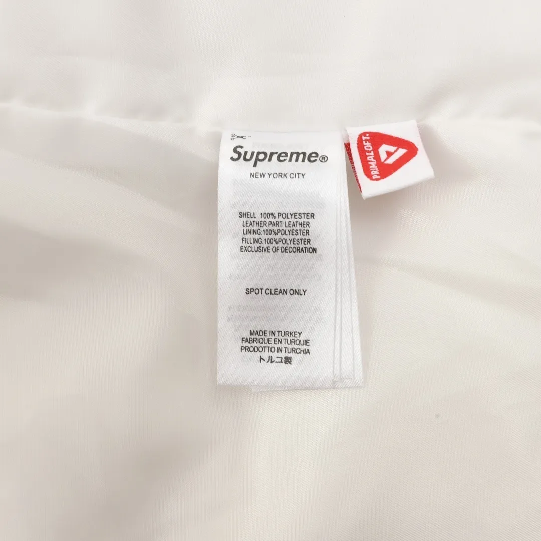 SUP Leather Yoke Puffer Jacket - SUP0117 - Image 6