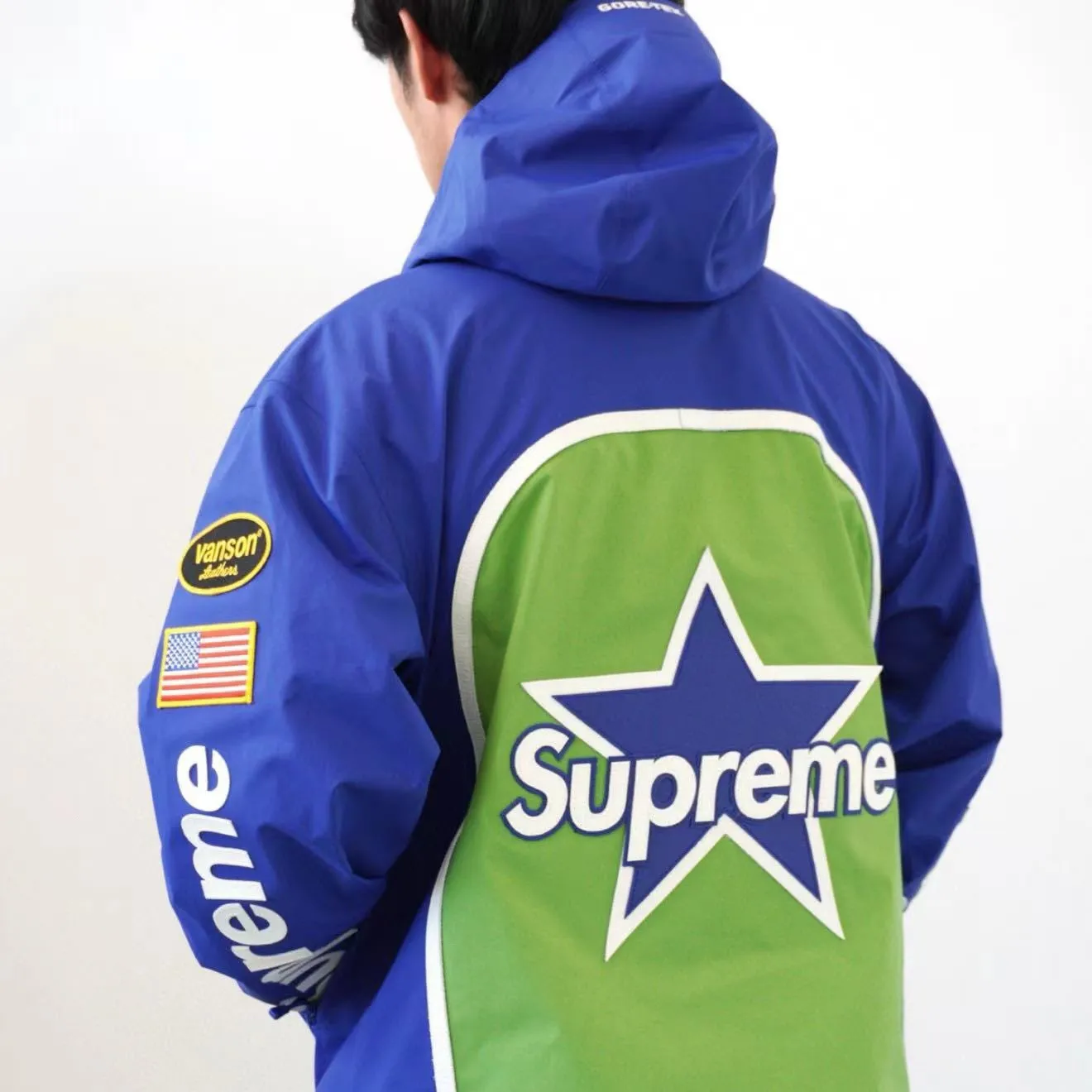 SUP x Vanson Leathers GORE-TEX Shell Jacket - SUP0119 - Image 11