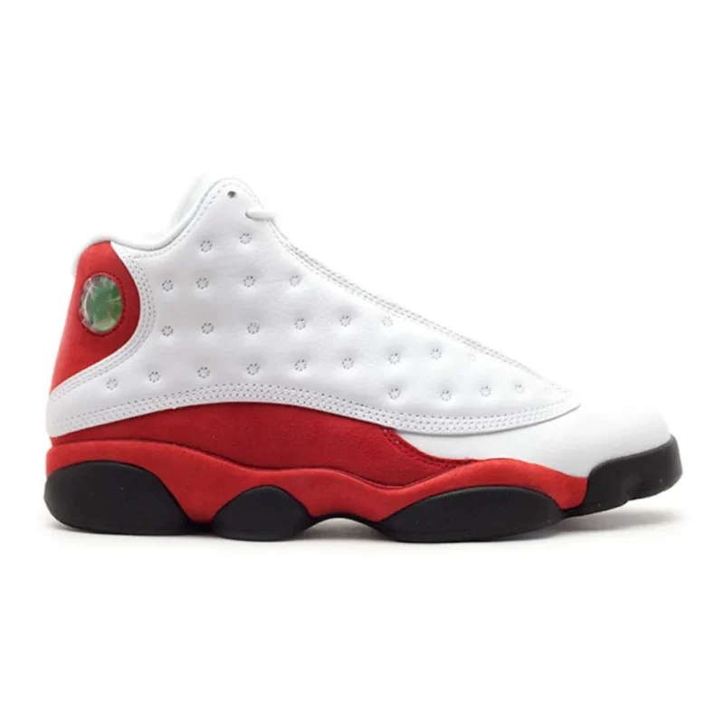 Side of Jordan 13 OG 1998 in white background