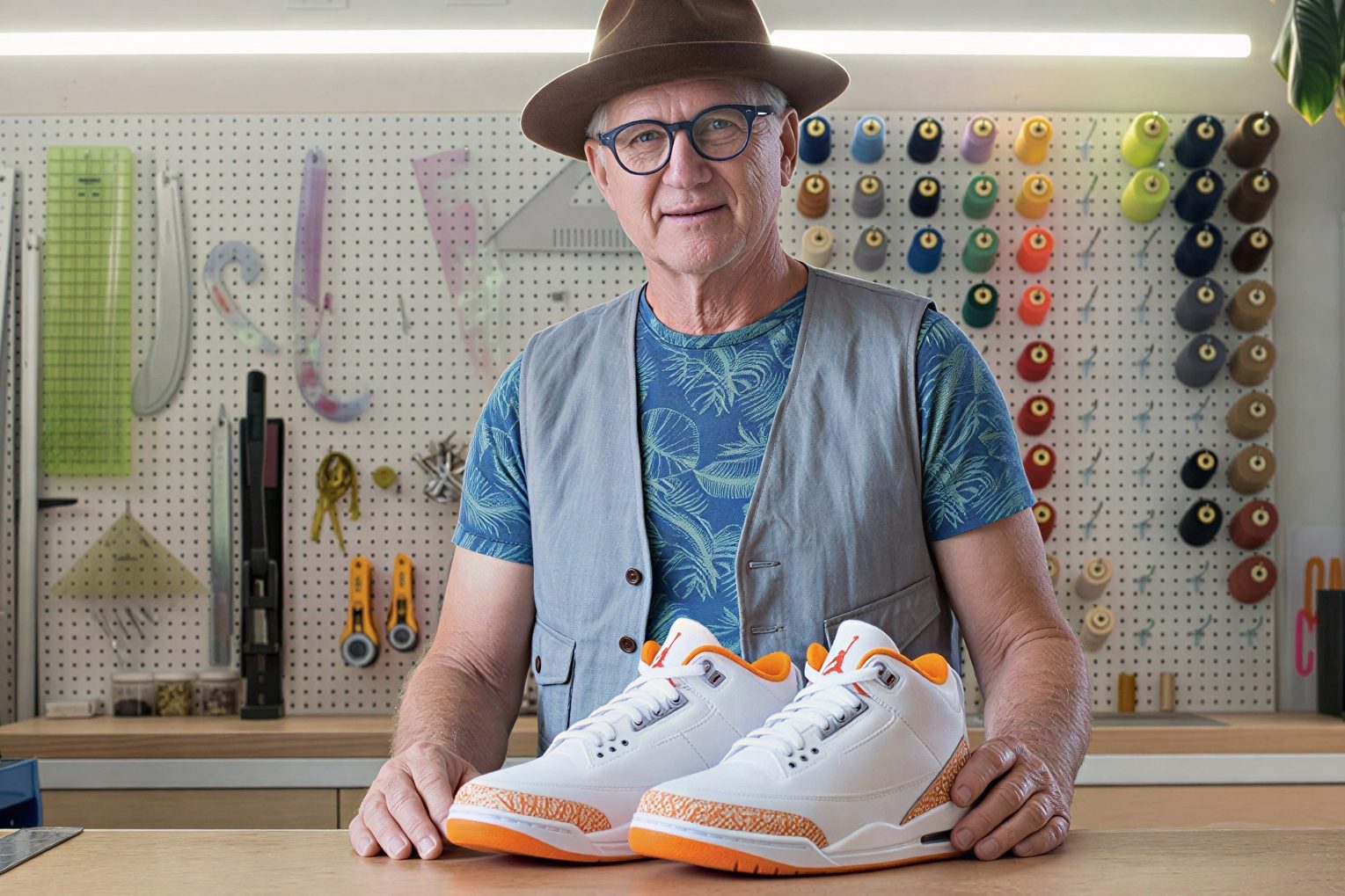 Tinker Hatfield and Jordan 3 'Orange Citrus'