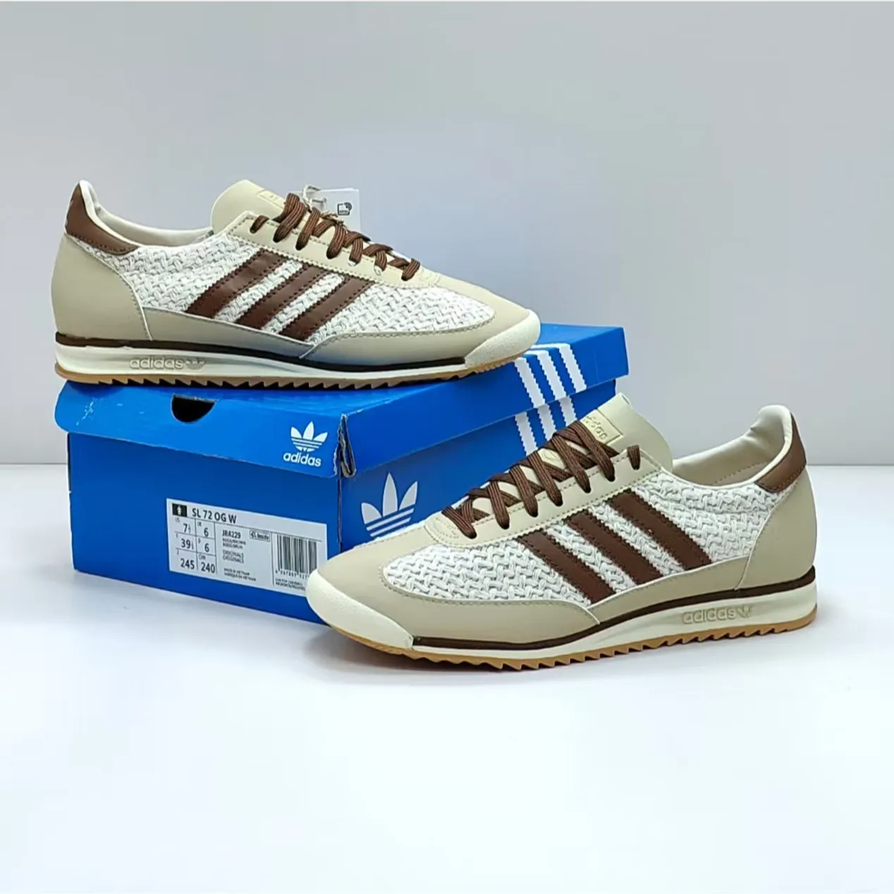 AD SL 72 OG Sand Strata Preloved Brown Cream White Shoes Sneakers - nk0004789 - Image 8