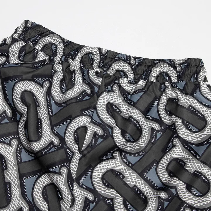 BUR Monogram Shorts - BUR0040 - Image 6