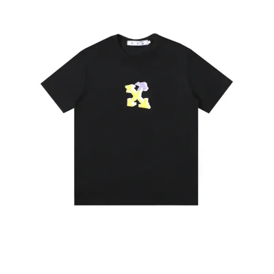 OW Co Virgil Abloh Wizard Graffiti Cotton T-Shirt - OW0020