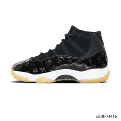 Alternative view of Drake x AJ 11 OVO Monogram Black Sample Shoes Sneakers - nk0004416F