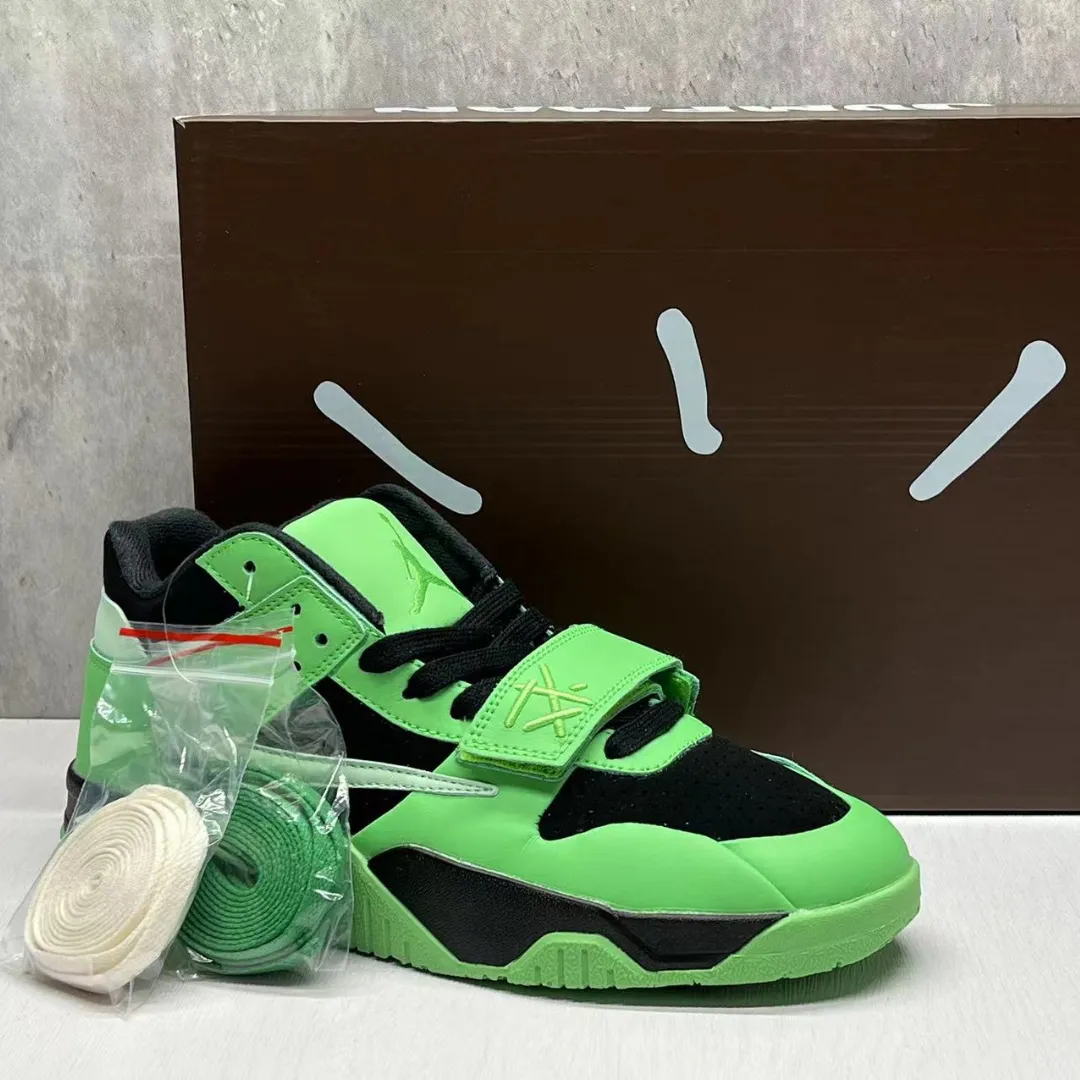 Travis Scott x Jumpman Jack Green Spark Shoes Sneakers – nk0004507 - Image 11