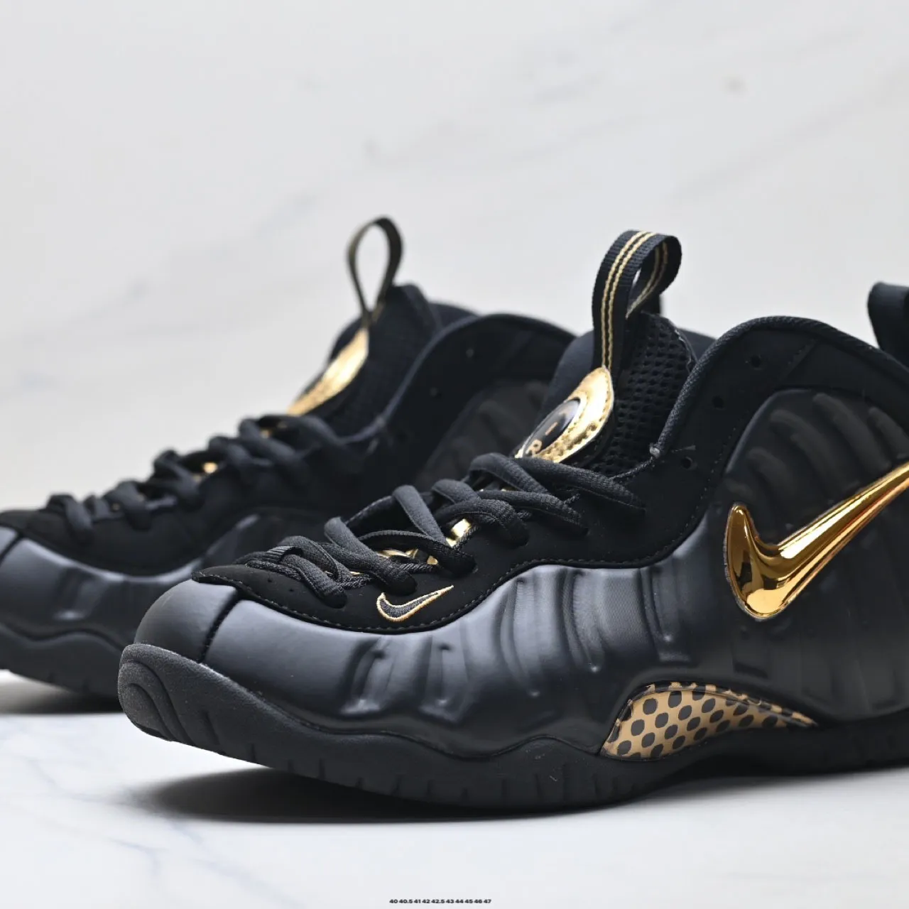 Air Foamposite Pro 'Black Metallic Gold' Shoes Sneakers – nk0004788 - Image 9