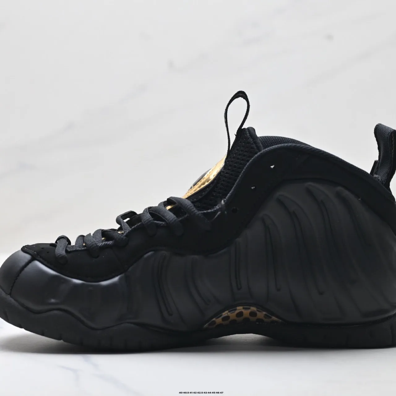Air Foamposite Pro 'Black Metallic Gold' Shoes Sneakers – nk0004788 - Image 4