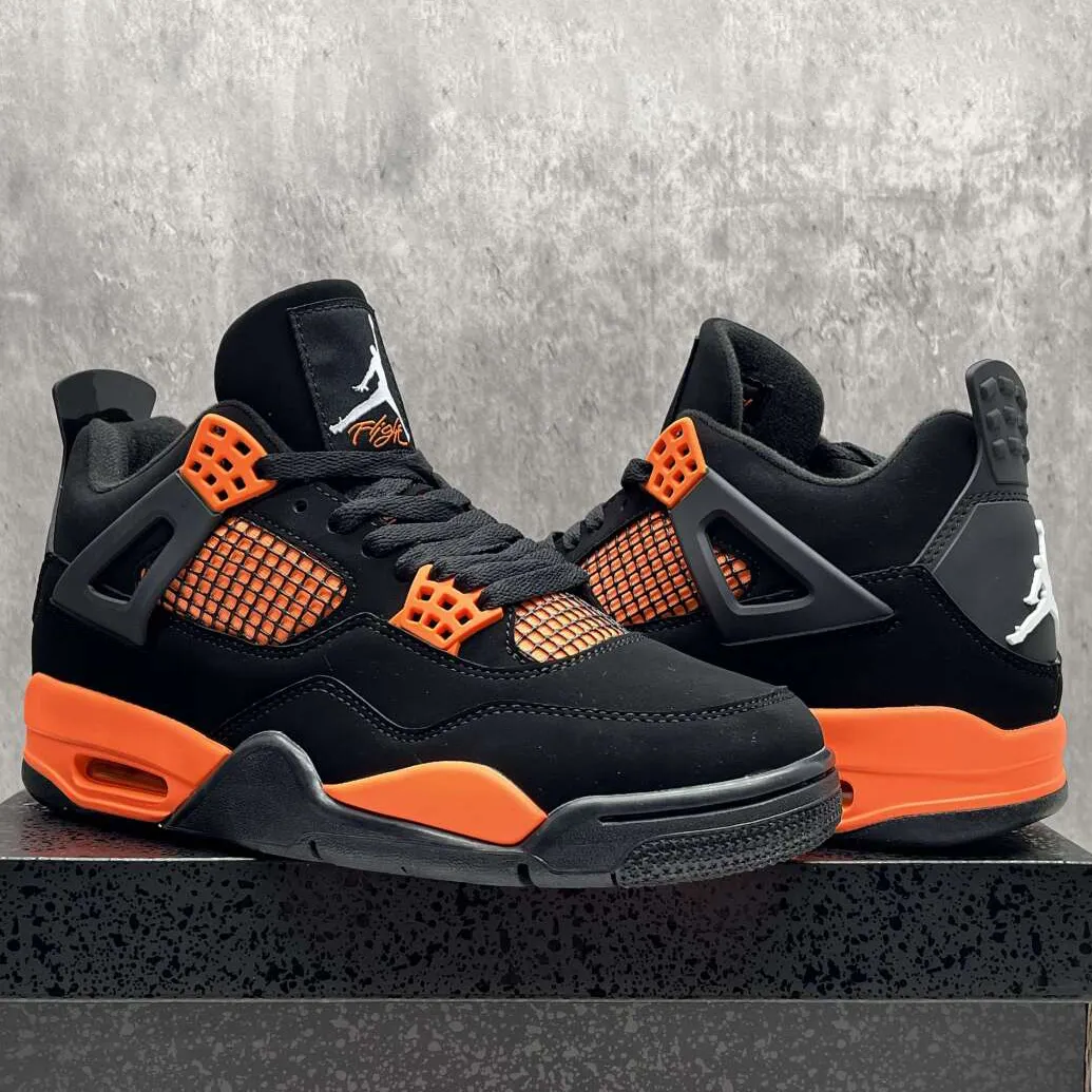 AJ 4 Orange Thunder Shoes Sneakers - nk0004803 - Image 5
