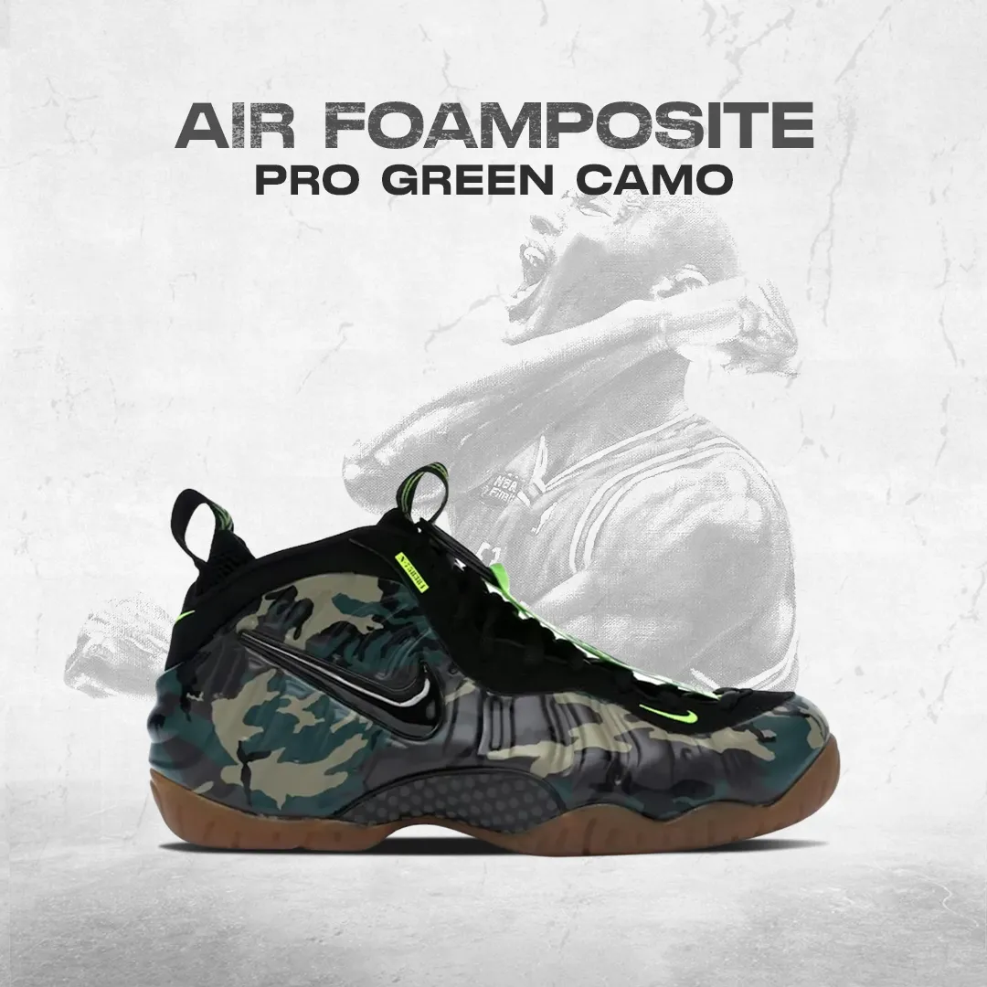 Air Foamposite Pro green camo