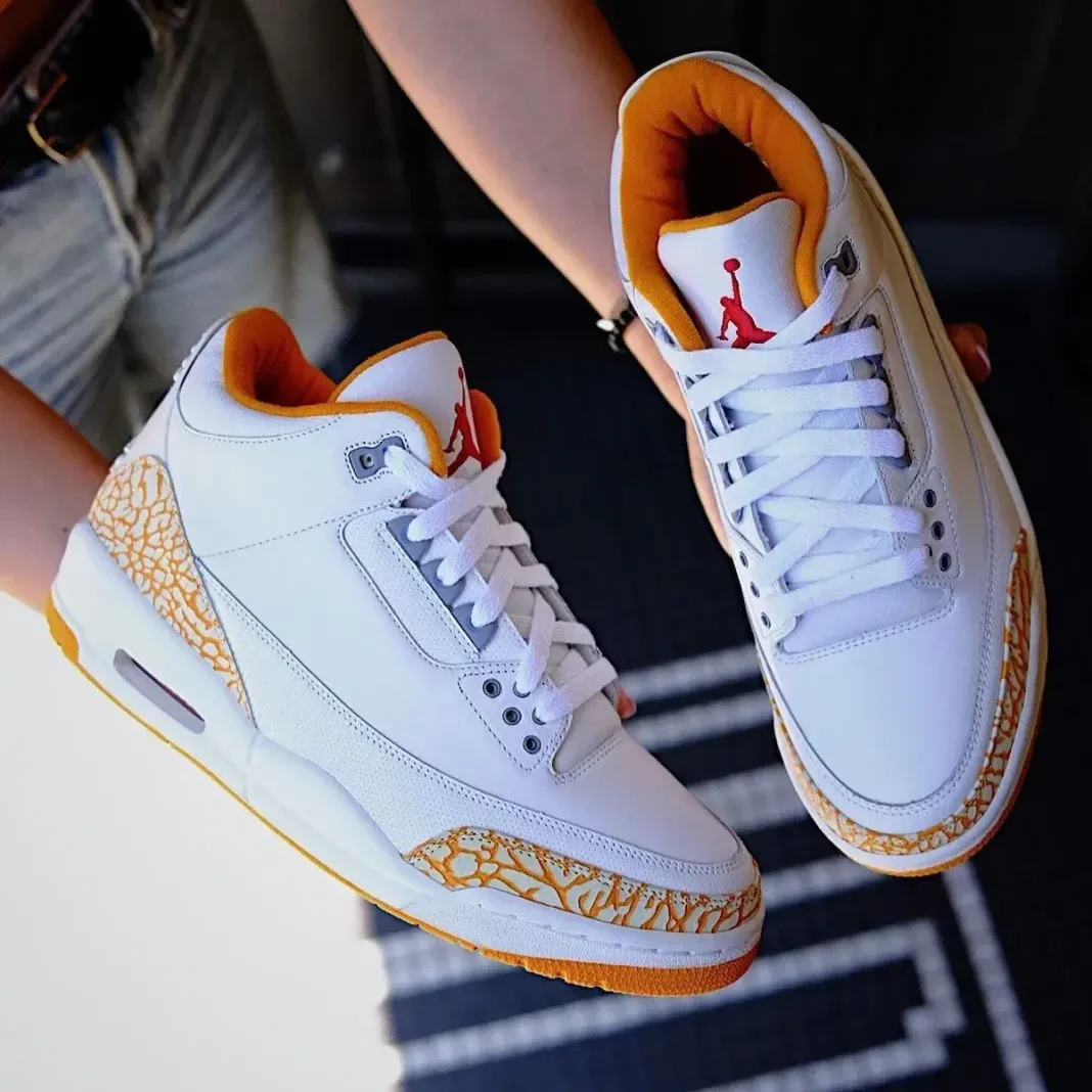 JORDAN 3  ORANGE CITRUS