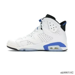 Alternative view of AJ 6 Retro Sport Blue Shoes Sneakers - nk0005102