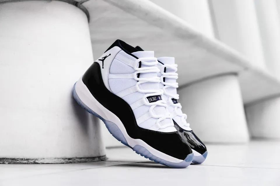 AJ11 Concord sneaker details