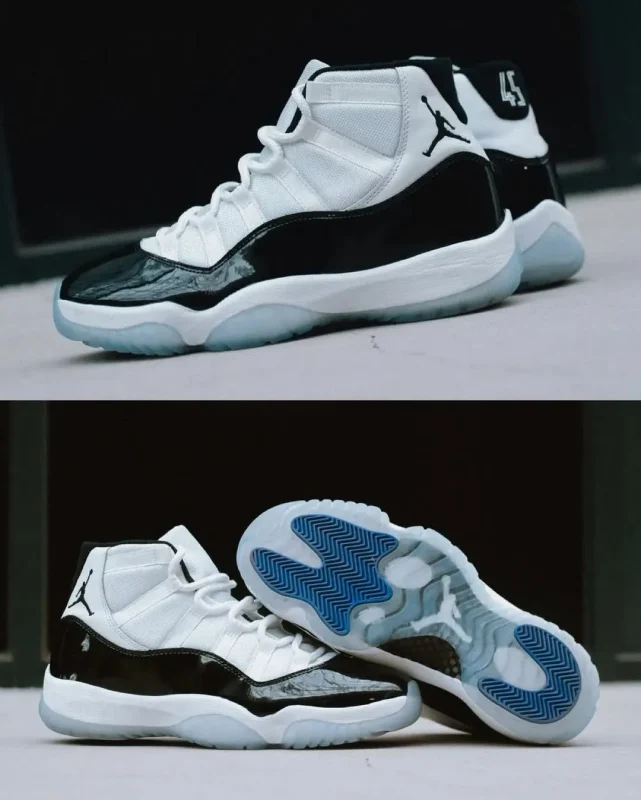 AJ11 Concord sneaker details
