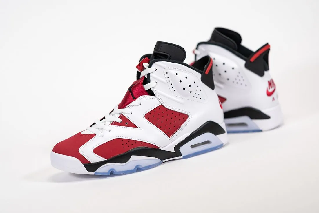 jordan 6 carmine 2027 in clean background