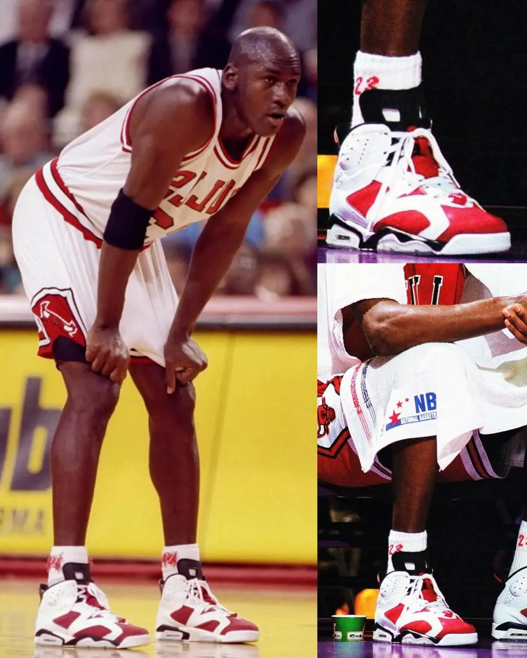 aj 6 carmine 1991 on court