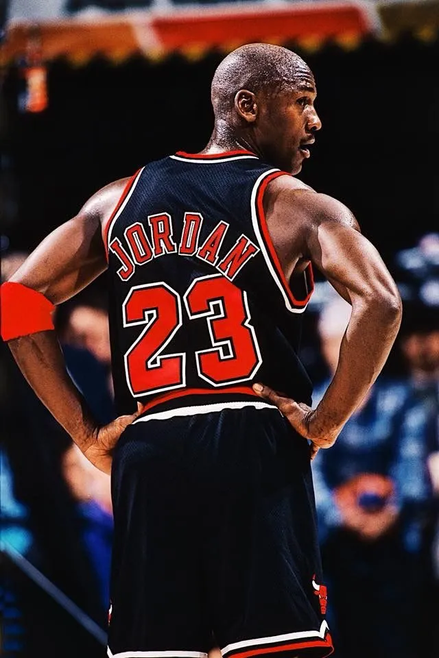 MJ with '23' jersey