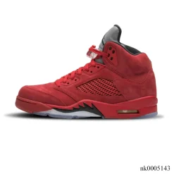 Alternative view of AJ 5 Retro Red Suede Shoes Sneakers - nk0005143