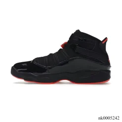 Alternative view of AJ 6 Rings Black Infrared Shoes Sneakers - nk0005242