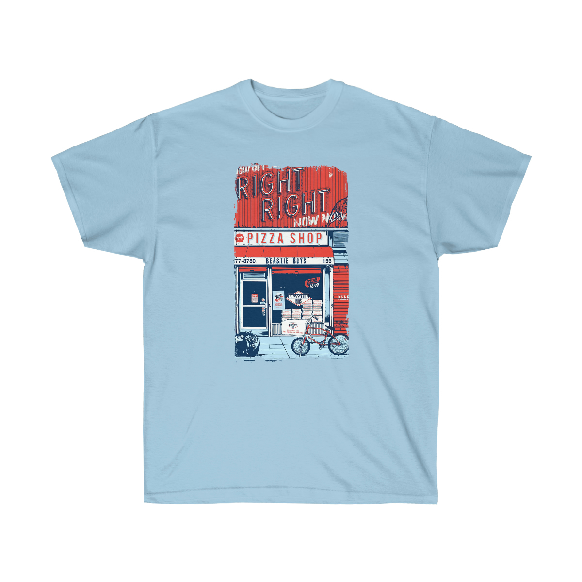 Beasite Boys Pizza Shop Men T-Shirt - Image 7