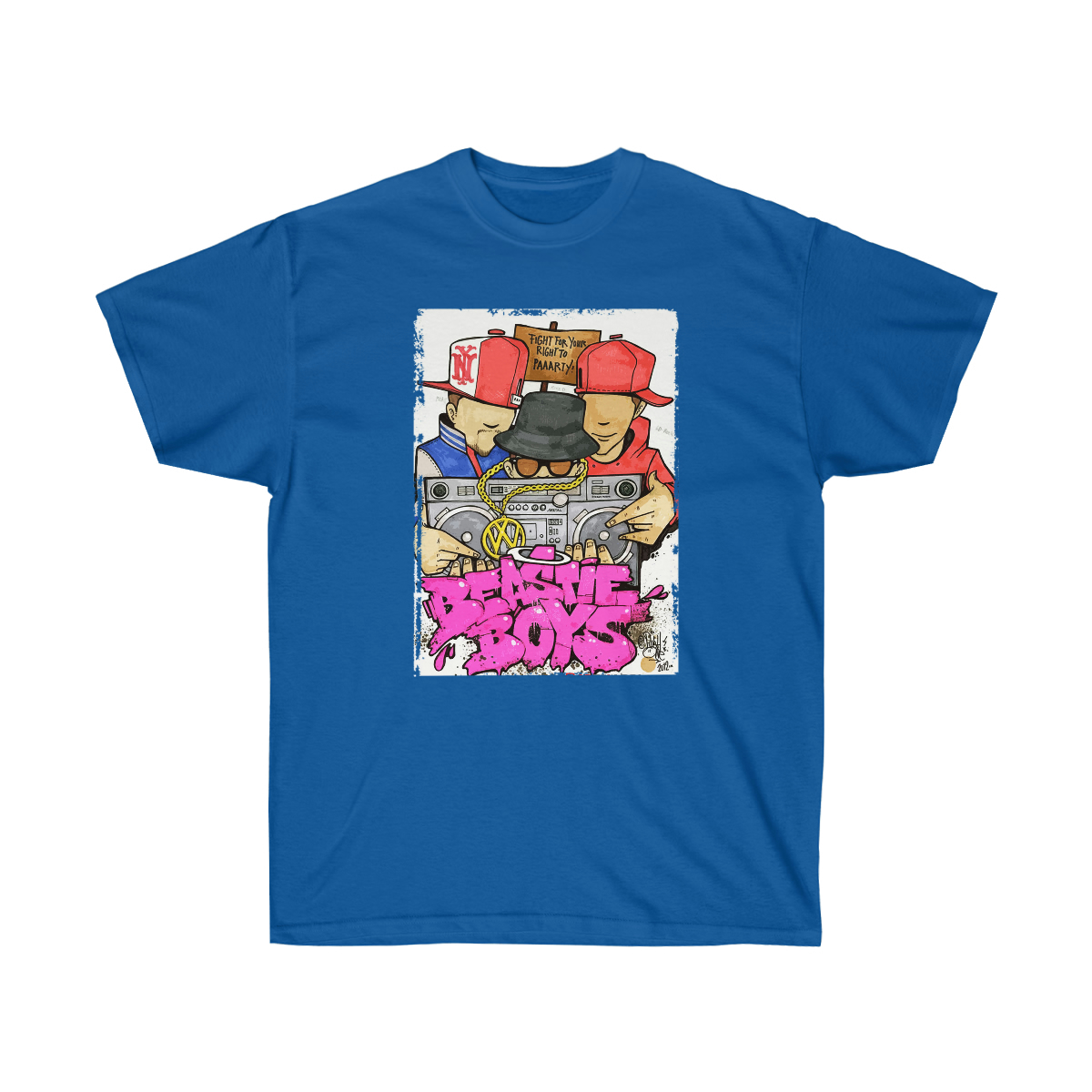 Beasite Boys Fight For Your Right To Party Men T-Shirt - Image 11