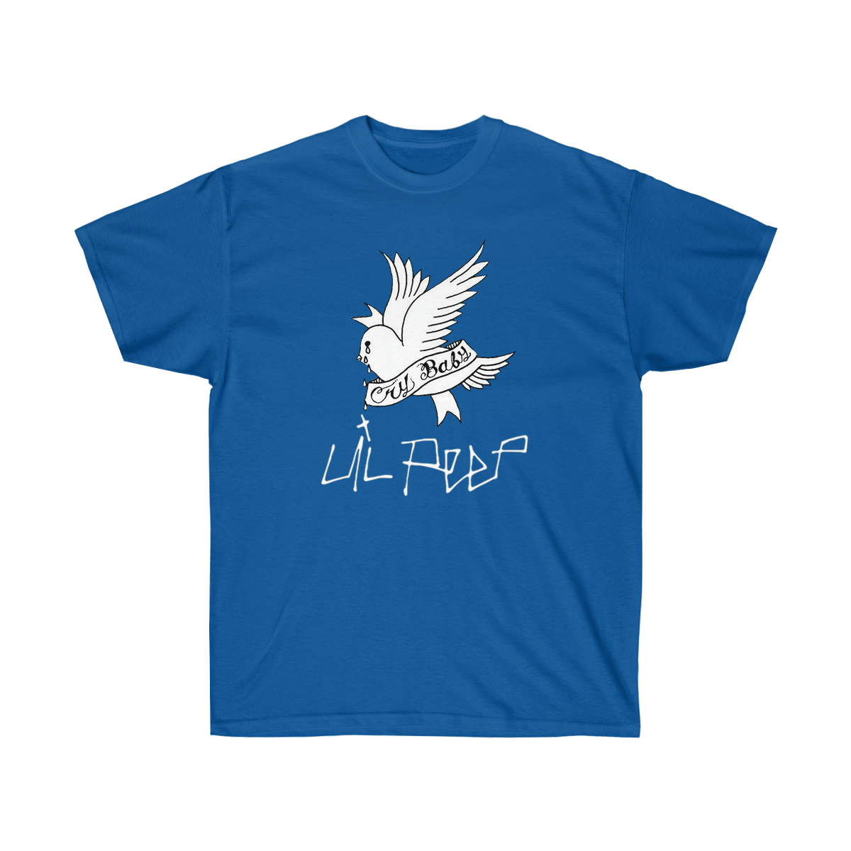 Crybaby Bird White Men T-Shirt - Image 3