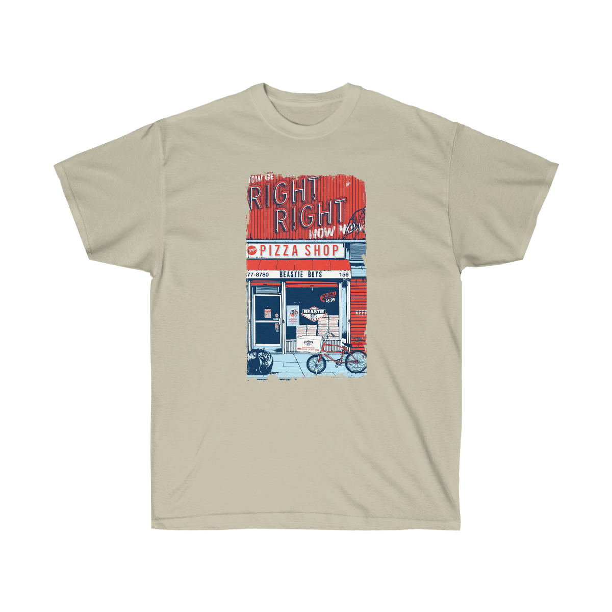 Beasite Boys Pizza Shop Men T-Shirt - Image 5