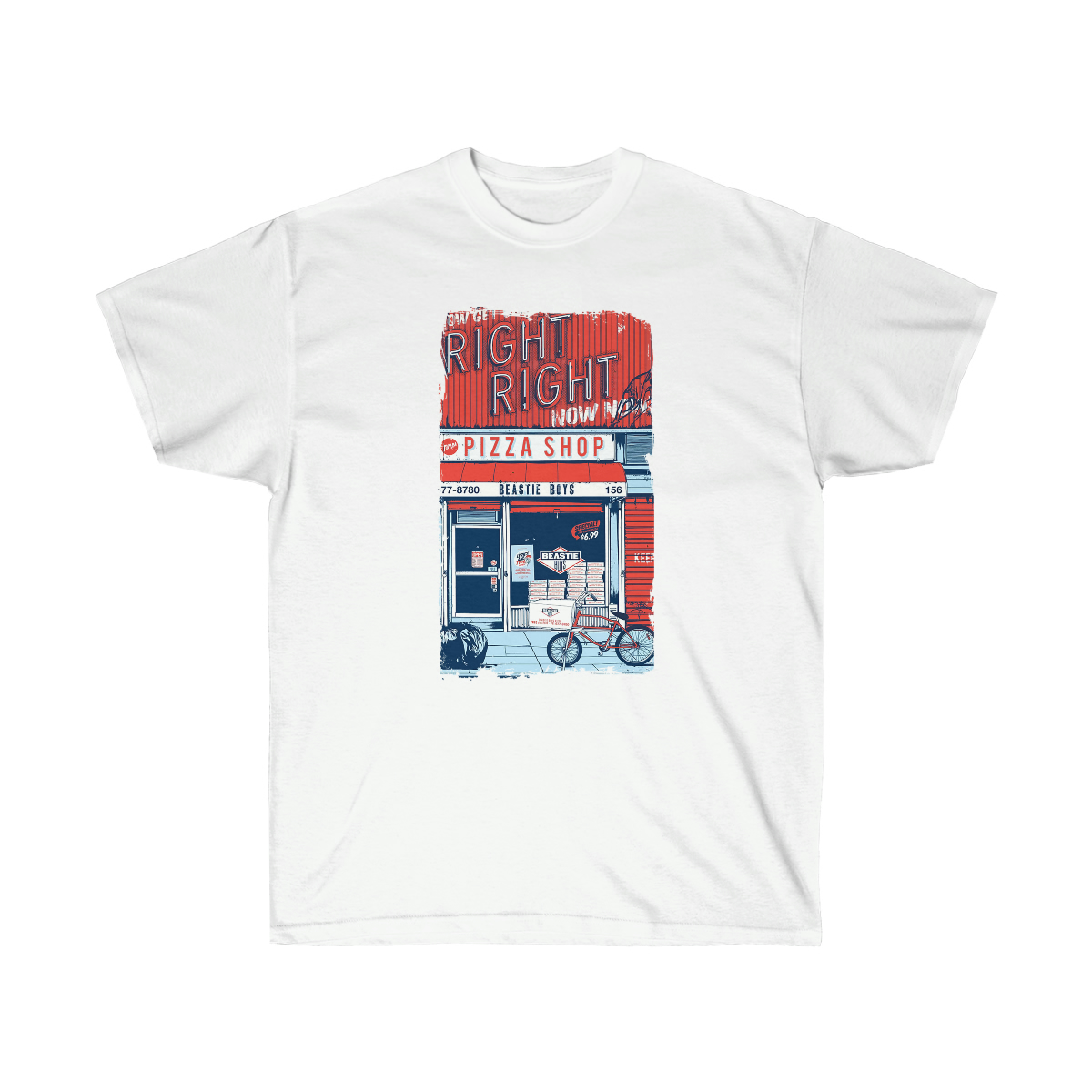 Beasite Boys Pizza Shop Men T-Shirt - Image 3