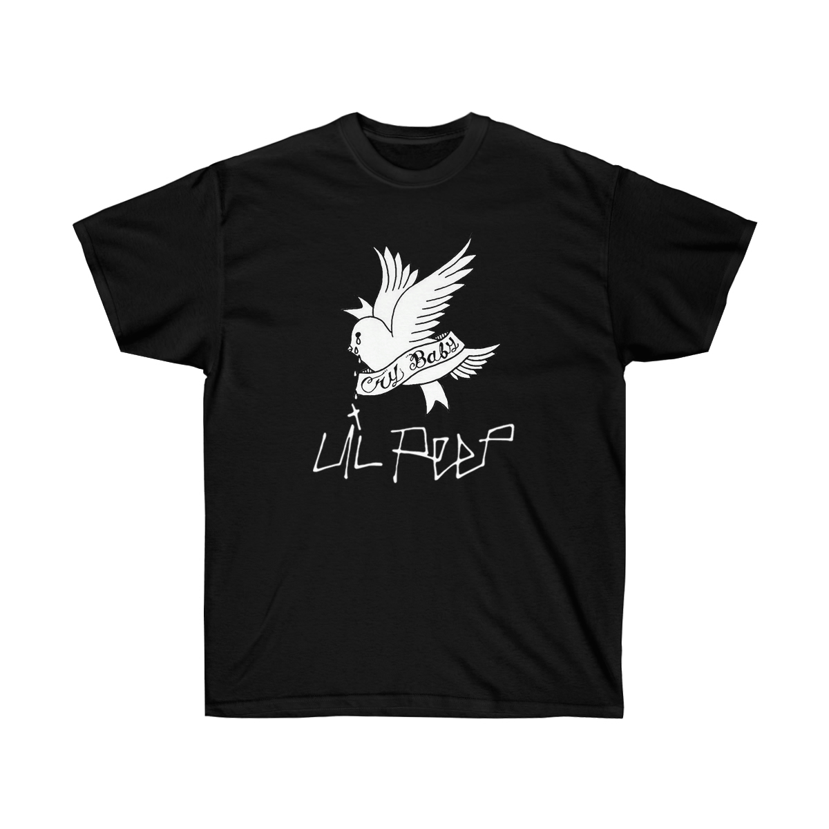 Crybaby Bird White Men T-Shirt