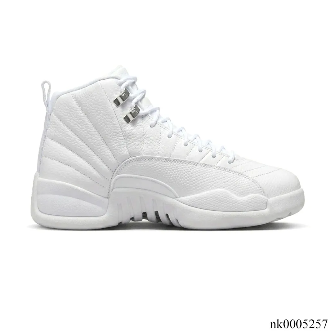 AJ 12 Retro All White Shoes Sneakers - nk0005257