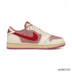 Travis Scott x AJ 1 Retro Low OG 'Sail Tropical Pink' Shoes Sneakers – nk0005263