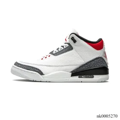 Alternative view of AJ 3 Retro Denim SE ‘Fire Red’ Shoes Sneakers – nk0005270