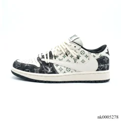 Alternative view of Travis Scott x AJ 1 Low x Louis Vuitton Shoes Sneakers – nk0005278