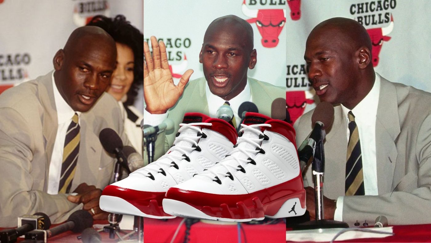 Air Jordan 9 "White Gym Red"