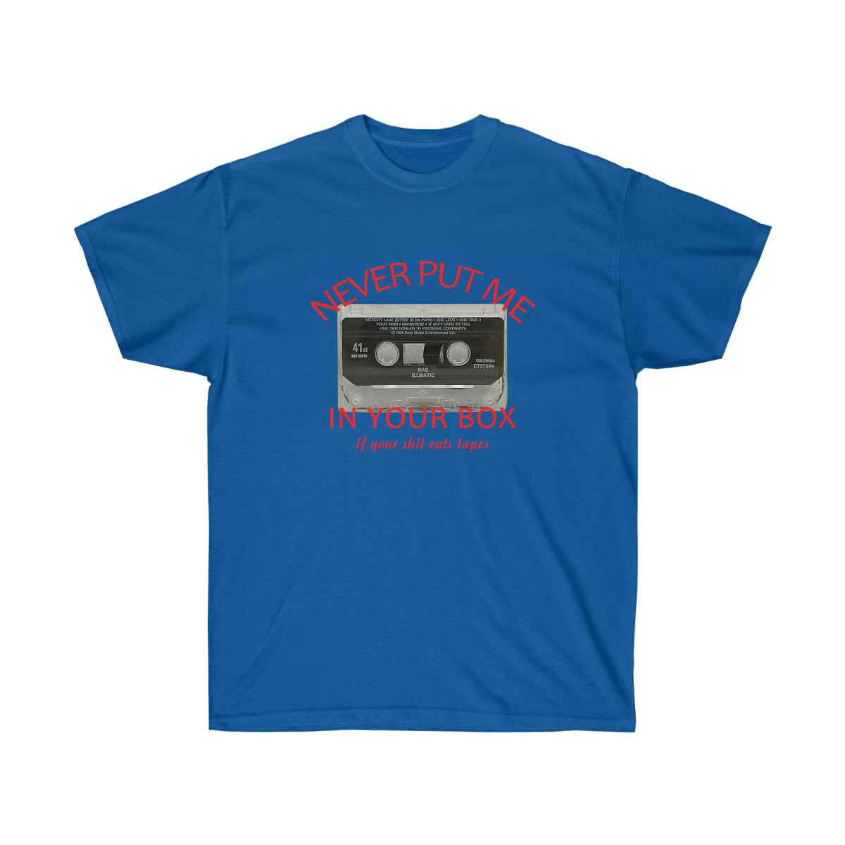 Rap Nas Never Put Me In Your Box Men T-Shirt - Image 4