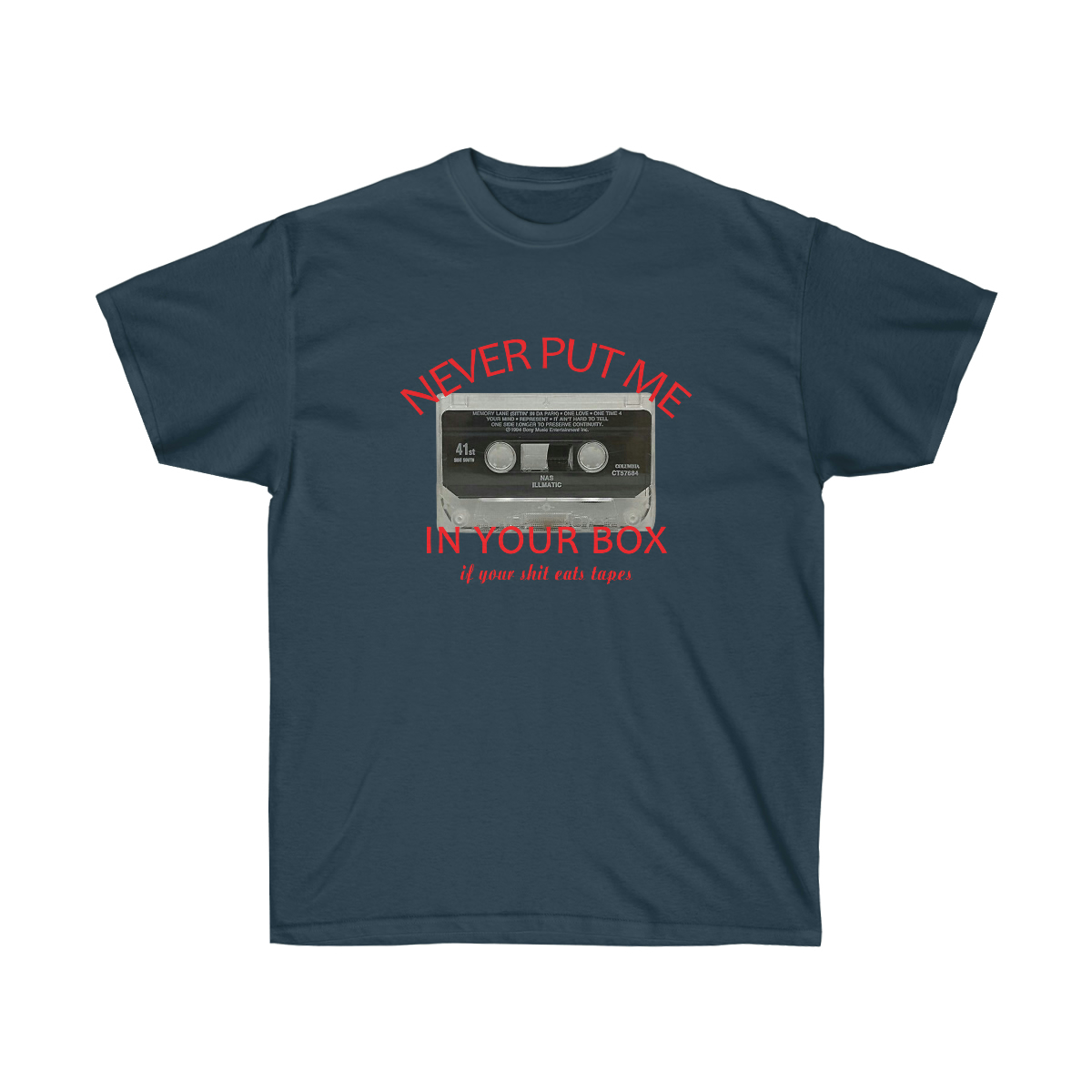 Rap Nas Never Put Me In Your Box Men T-Shirt - Image 5